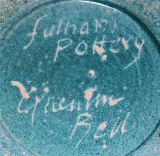 Quentin Bell for Fulham Pottery. A pottery dish 24cm